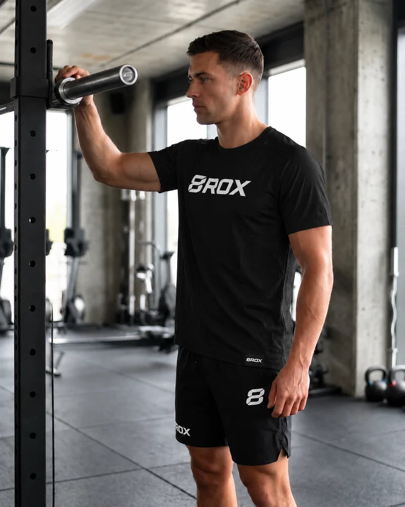Athlete preparing for strength training